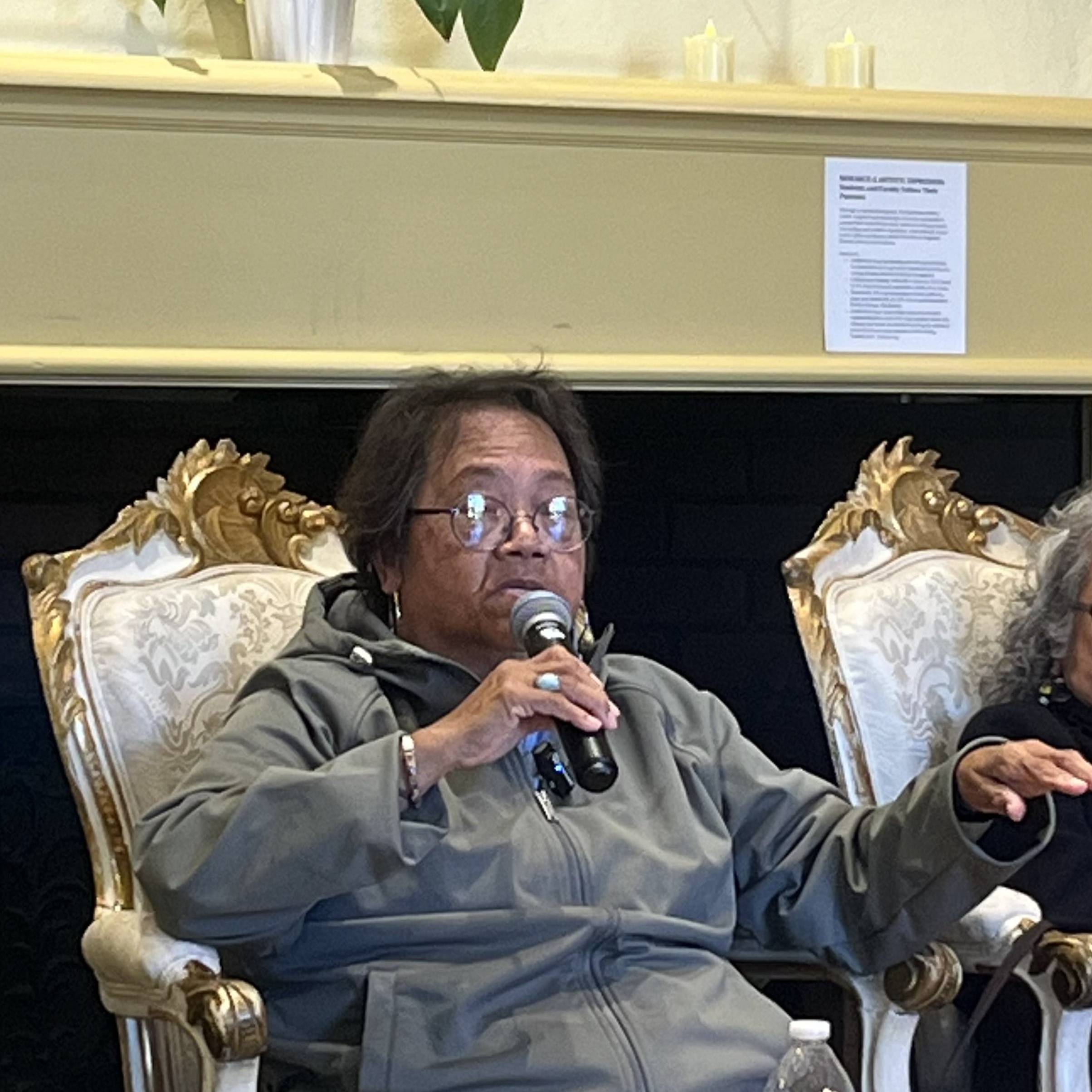 Jeanette Gandionco Lazam, resident, leader, and defender of the I-Hotel; and anti-racism and housing activist