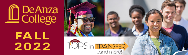 De Anza College Fall 2022 - Tops in Transfer and more!