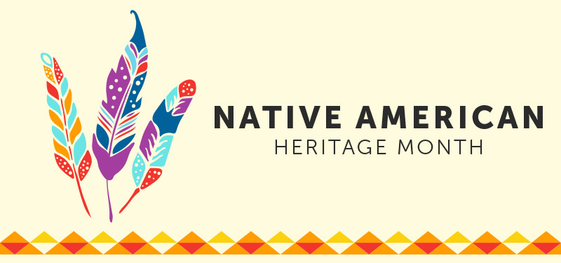 native american heritage month | image of feathers